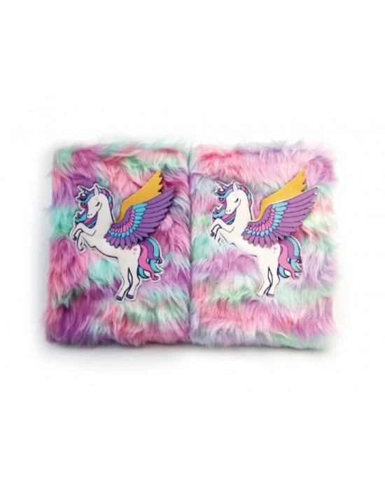 Unicorn Tasarımlı Peluş Hatıra Defteri