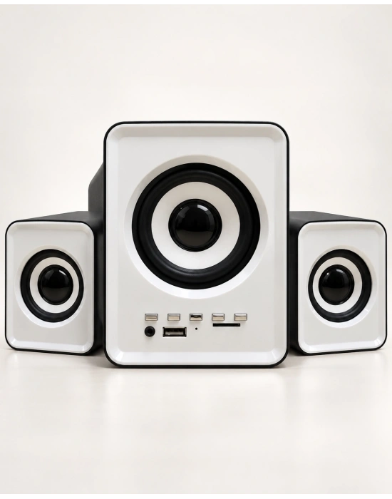 USB Beslemeli Bluetooth Bilgisayar Ses Sistemi
