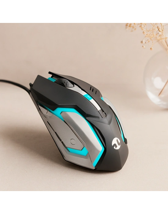 USB Kablolu RGB Oyuncu Mouse 1200 DPI 1.5m