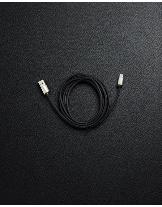 Usb To Lightning 3m Kablo - Siyah