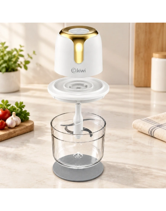 USB Type-C Şarjlı Mini Blender 3 Bıçak 1.2L