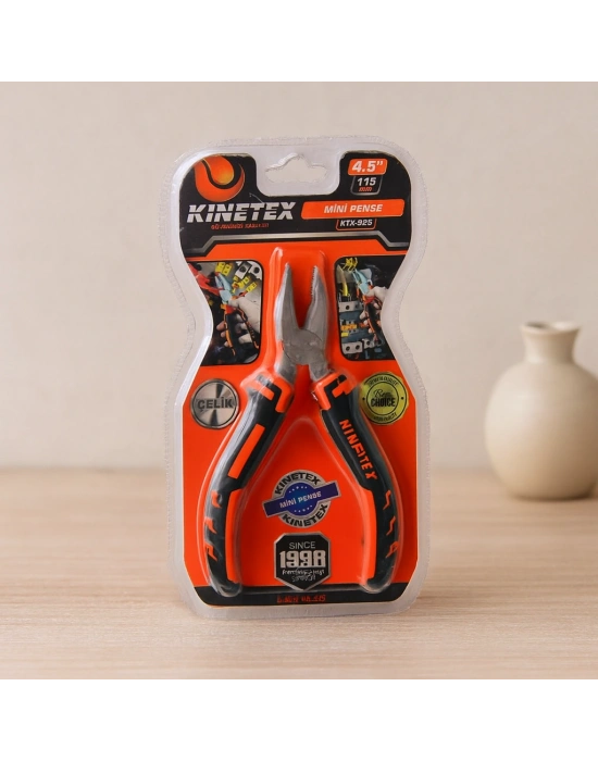 Vakumlu Mini Çelik Pense 115 mm (Yaylı)