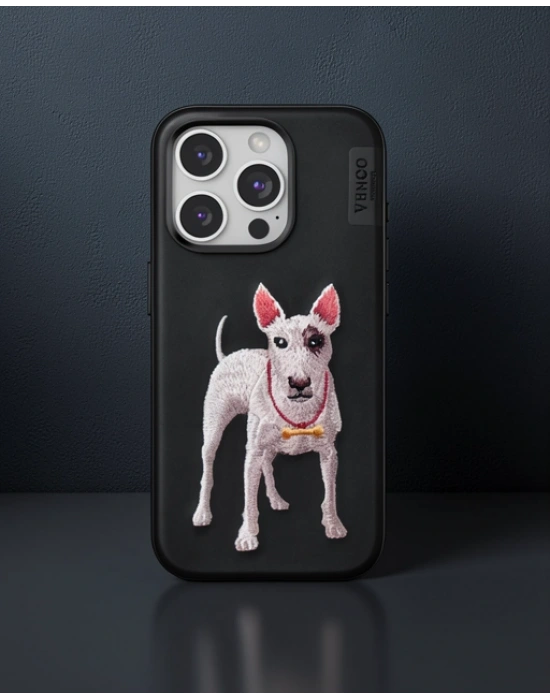 Venco Apple İphone 14 Pro Max Perma Desenli Kapak - Siyah