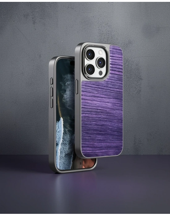 Venco Apple İphone 14 Pro Max Wave Kapak - Derin Mor