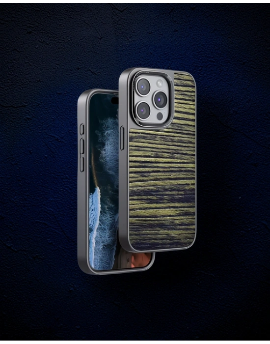 Venco Apple İphone 14 Pro Max Wave Kapak - Koyu Kahve