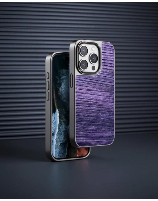 Venco Apple İphone 14 Pro Wave Kapak - Derin Mor