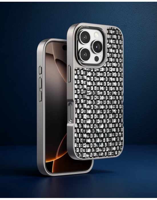 Venco Apple İphone 16 Pro Brand Kapak - Gümüş