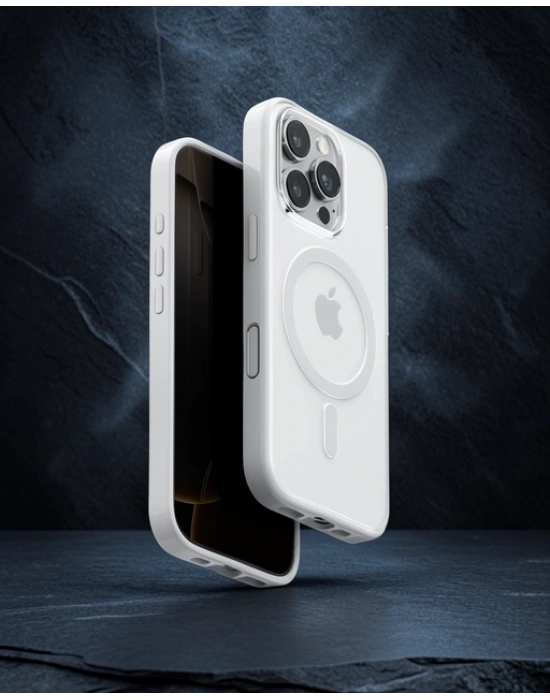 Venco Apple İphone 16 Pro Joly Magsafe Kapak - Beyaz
