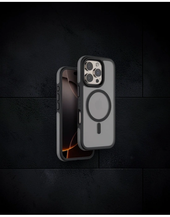 Venco Apple İphone 16 Pro Max Orbit Magsafe Kapak - Siyah