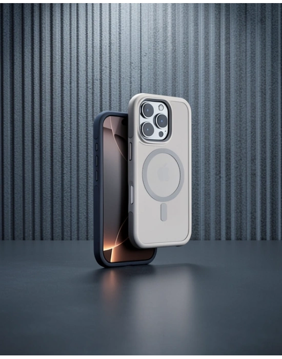 Venco Apple İphone 16 Pro Max Orbit Magsafe Kapak - Titan Gri