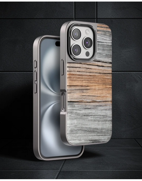 Venco Apple İphone 16 Pro Wave Kapak - Sarı