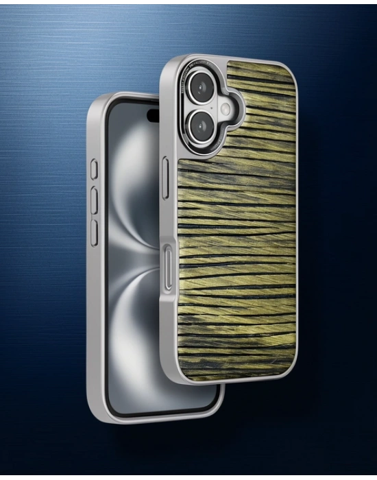 Venco Apple İphone 16 Wave Kapak - Koyu Kahve