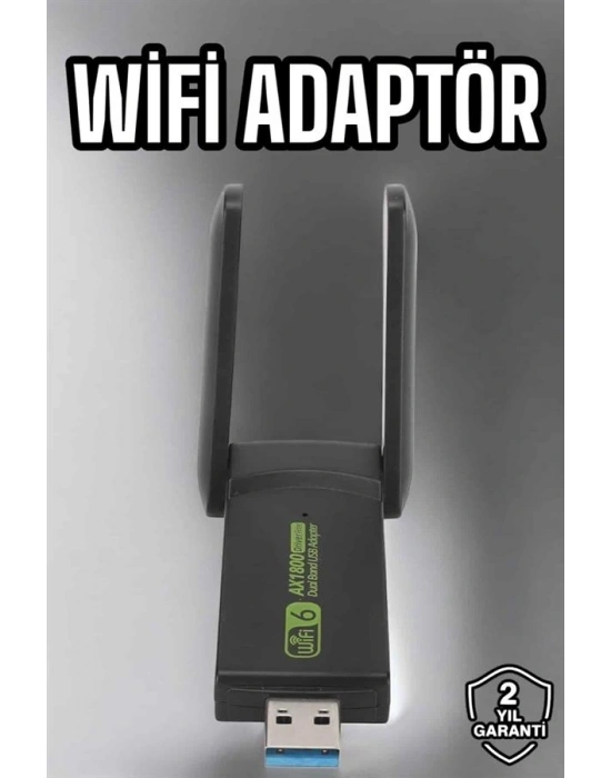 Wifi Adaptör Çift Bantlı Kablosuz Wifi Adaptörü