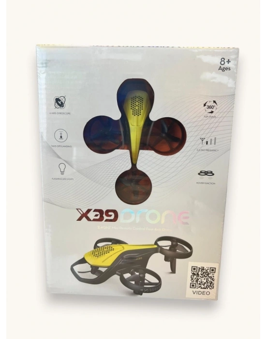 X39 Uzaktan Kumandalı 4 Pervaneli Drone