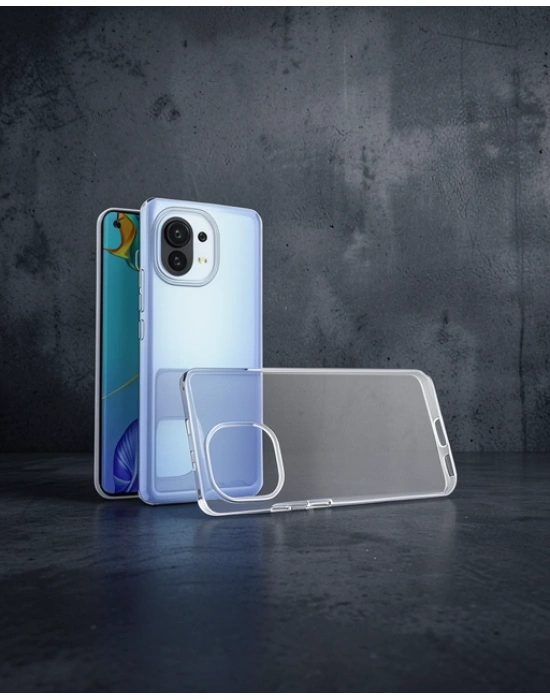 Xiaomi Mi 11 Kılıf Lüx Şeffaf Silikon