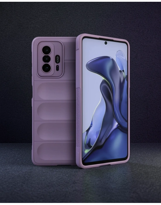 Xiaomi Mi 11t Kılıf Optimum Silikon - Mor