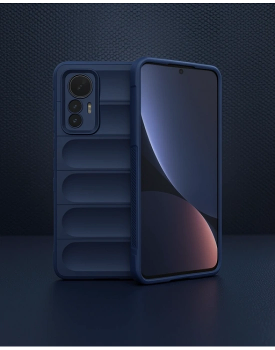 Xiaomi Mi 12 Lite Kılıf Optimum Silikon - Lacivert