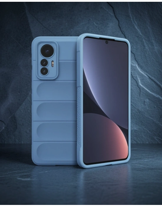 Xiaomi Mi 12 Lite Kılıf Optimum Silikon - Sky Blue