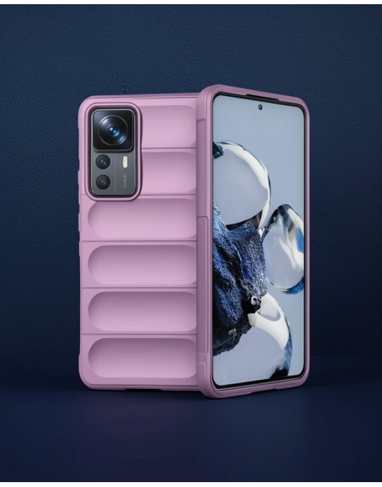 Xiaomi Mi 12t Pro Kılıf Optimum Silikon - Mor