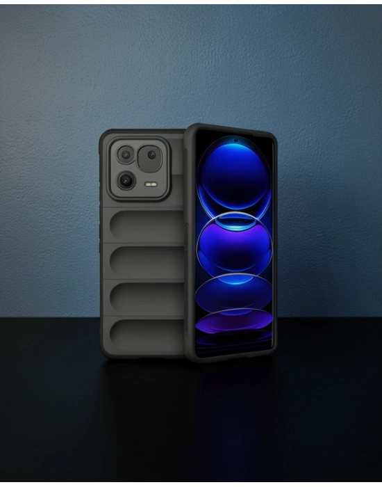 Xiaomi Mi 13 Pro Kılıf Optimum Silikon - Siyah