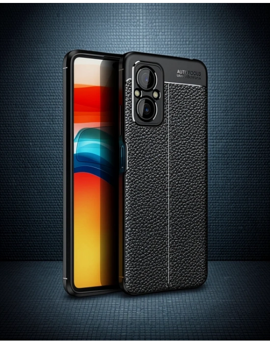 Xiaomi Poco M5 Kılıf Auto Focus Kapak - Siyah