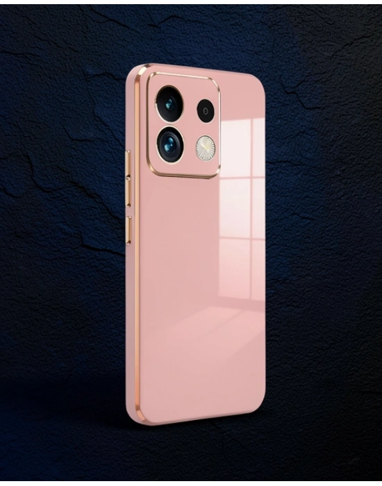 Xiaomi Poco M6 Pro 4g Kılıf Volet Silikon - Pembe