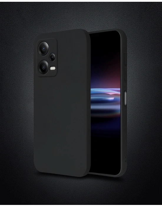 Xiaomi Poco X5 5g Kılıf First Silikon - Siyah