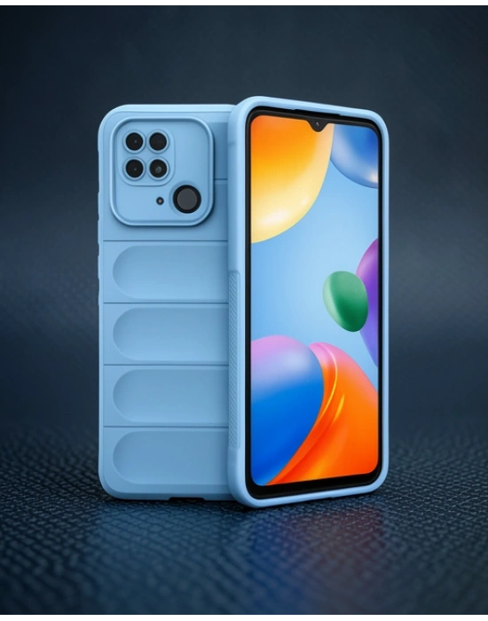 Xiaomi Redmi 10c Kılıf Optimum Silikon - Sky Blue
