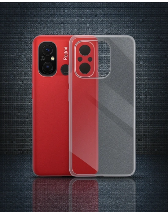 Xiaomi Redmi 12c Kılıf Lüx Şeffaf Silikon