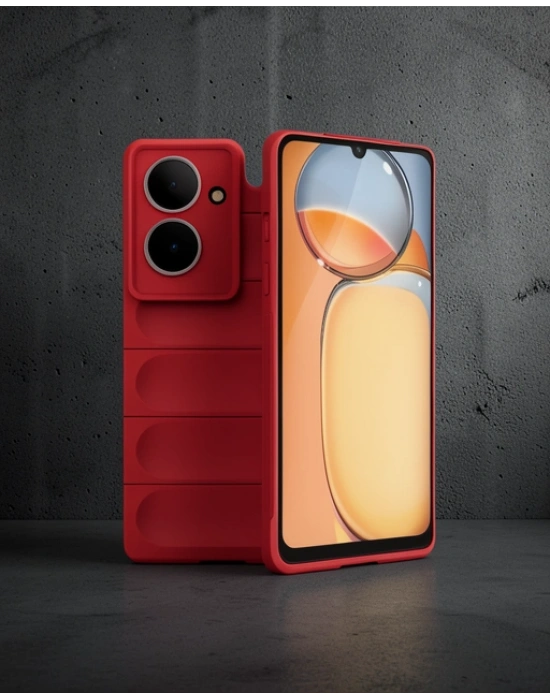 Xiaomi Redmi 13c Kılıf Optimum Silikon - Krem
