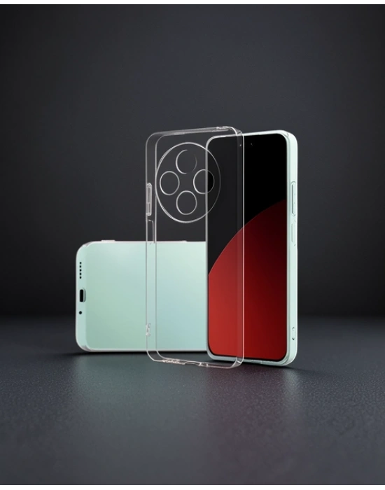 Xiaomi Redmi 14c Kılıf Lüx Şeffaf Silikon