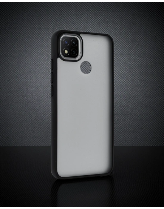 Xiaomi Redmi 9c Kılıf Elegant Kapak - Siyah