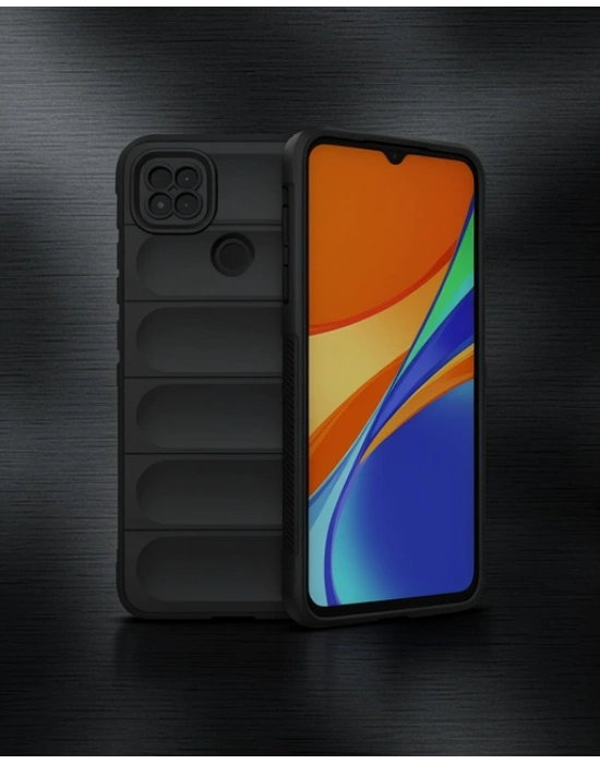 Xiaomi Redmi 9c Kılıf Optimum Silikon - Siyah