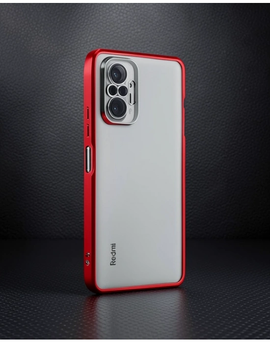 Xiaomi Redmi Note 10 Pro Kılıf Razer Lensli Silikon - Yeşil