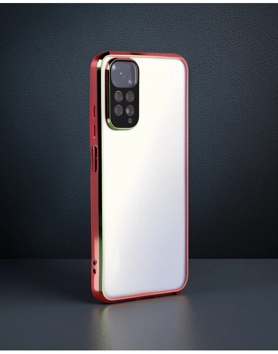 Xiaomi Redmi Note 11 Kılıf Razer Lensli Silikon - Yeşil