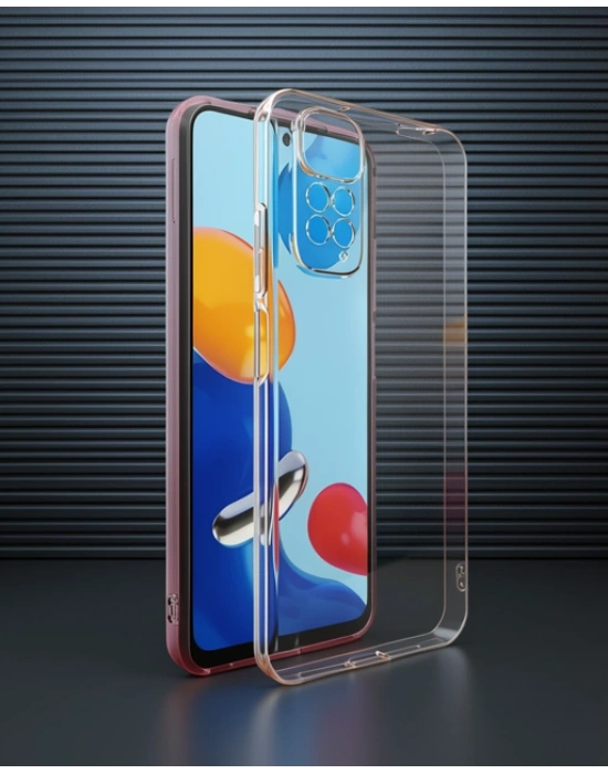Xiaomi Redmi Note 11 Pro Kılıf Lüx Şeffaf Silikon