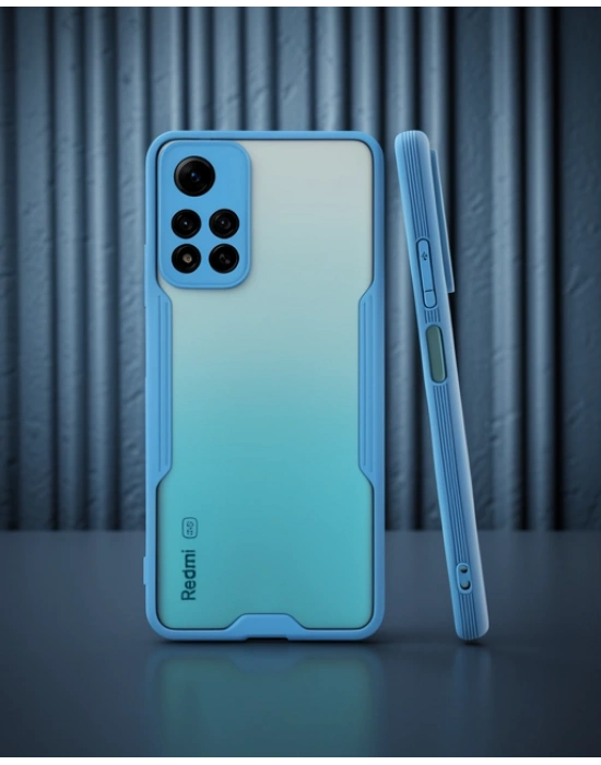 Xiaomi Redmi Note 11 Pro Plus 5g Kılıf Platin Silikon - Mavi