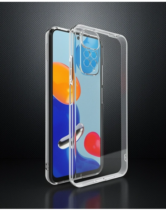 Xiaomi Redmi Note 11s Kılıf Lüx Şeffaf Silikon