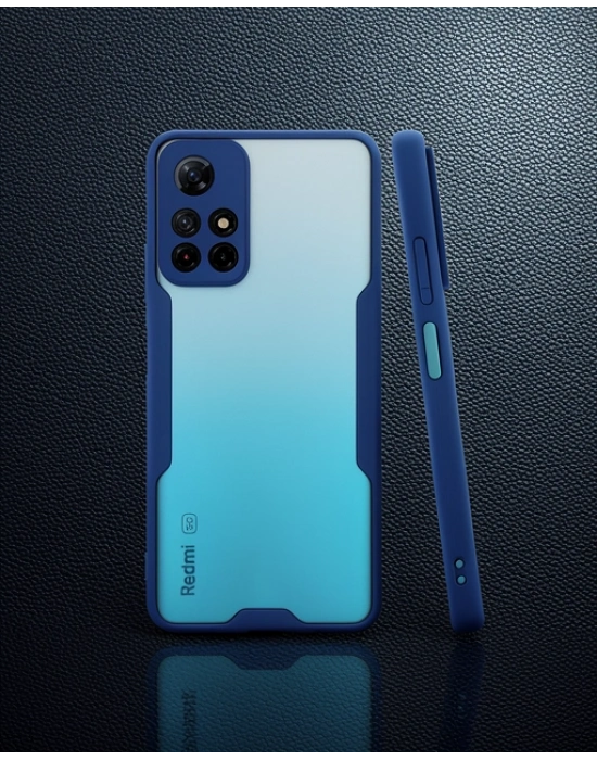Xiaomi Redmi Note 11t Kılıf Platin Silikon - Lacivert