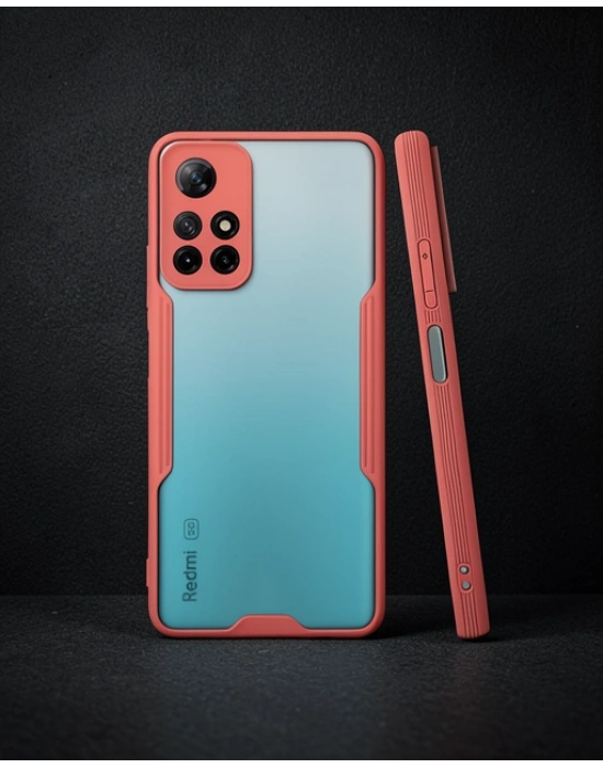 Xiaomi Redmi Note 11t Kılıf Platin Silikon - Pembe