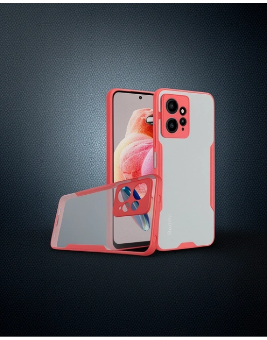 Xiaomi Redmi Note 12 4g Kılıf Platin Silikon - Pembe