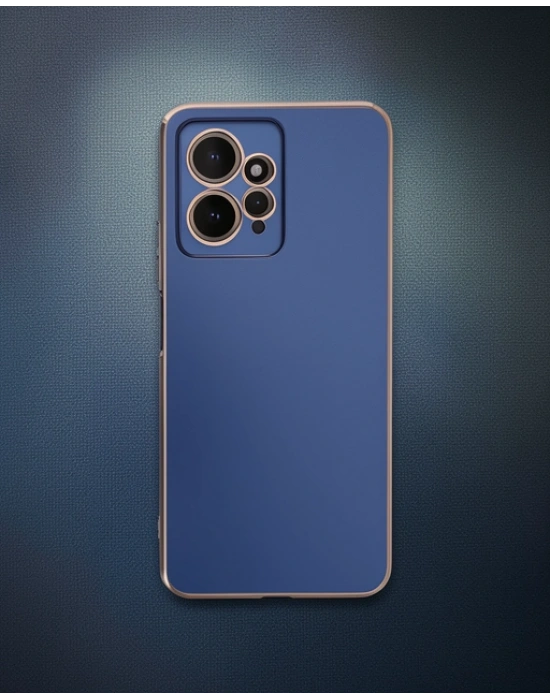 Xiaomi Redmi Note 12 4g Kılıf Volet Silikon - Mavi