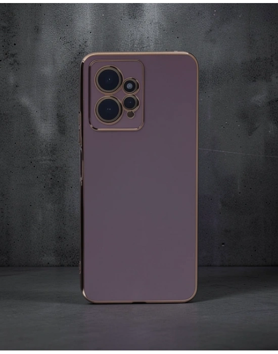 Xiaomi Redmi Note 12 4g Kılıf Volet Silikon - Mor