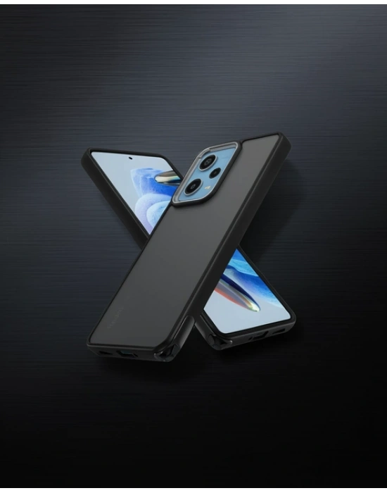 Xiaomi Redmi Note 12 Pro 5g Kılıf Elegant Kapak - Siyah