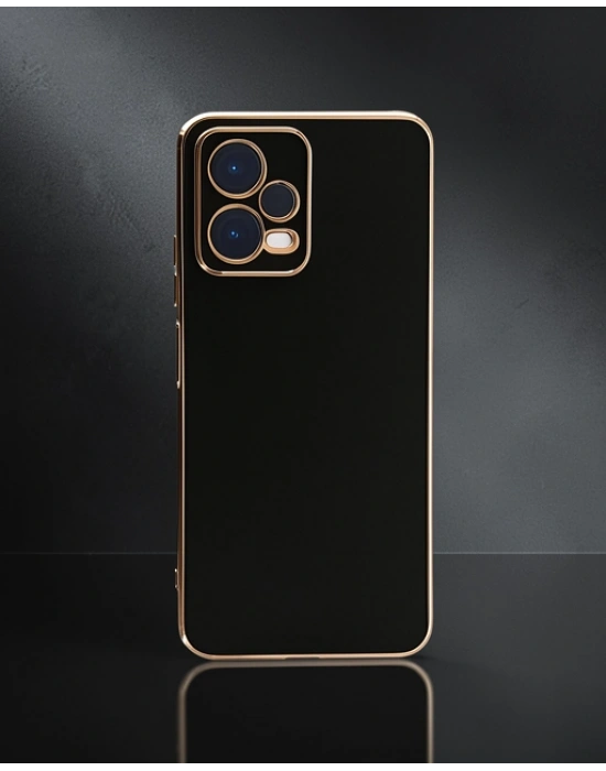 Xiaomi Redmi Note 12 Pro 5g Kılıf Volet Silikon - Siyah