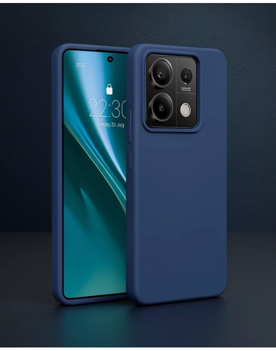 Xiaomi Redmi Note 13 4g Kılıf First Silikon - Lacivert