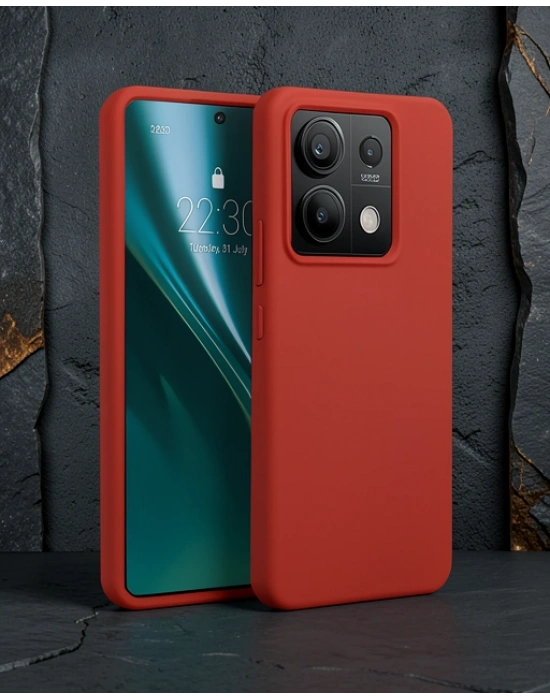 Xiaomi Redmi Note 13 4g Kılıf First Silikon - Lila