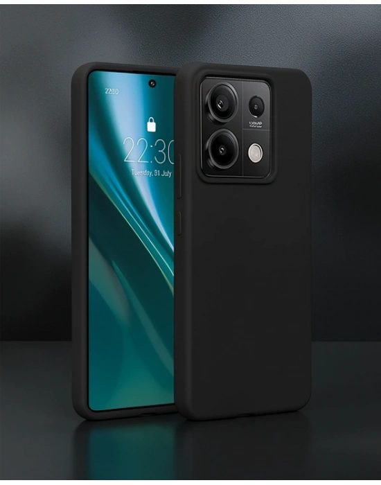 Xiaomi Redmi Note 13 4g Kılıf First Silikon - Siyah