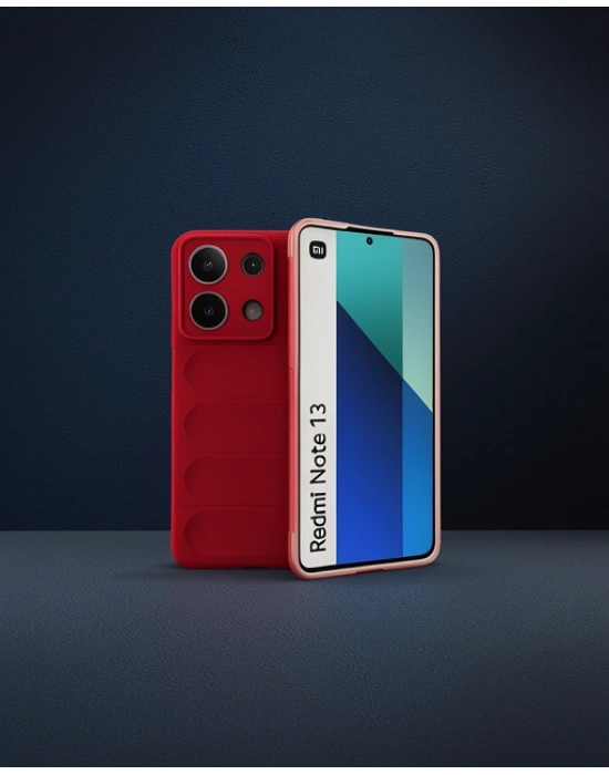 Xiaomi Redmi Note 13 4g Kılıf Optimum Silikon - Krem