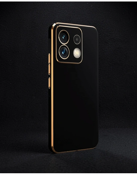 Xiaomi Redmi Note 13 4g Kılıf Volet Silikon - Siyah